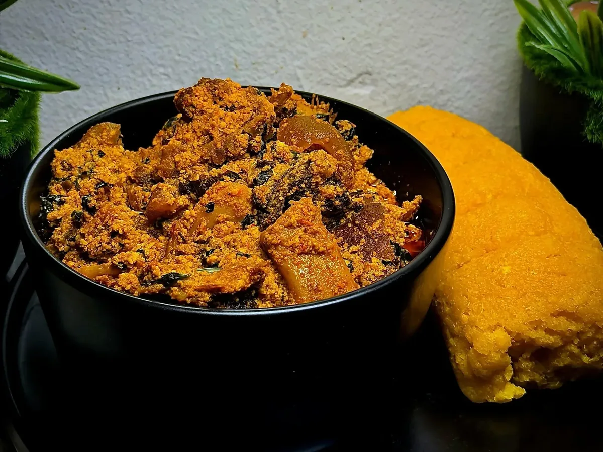 Egusi & Swallow — Normal Portion